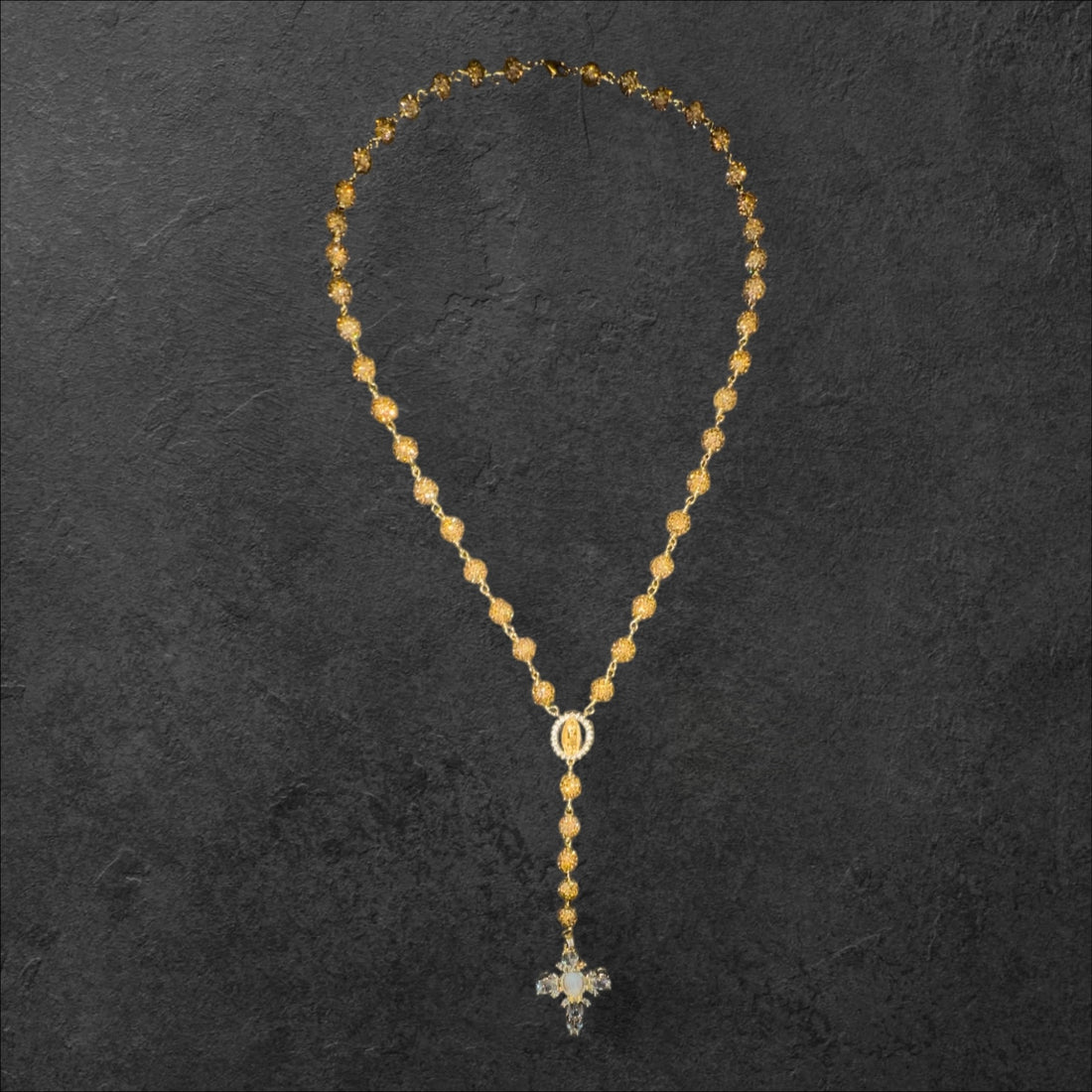 Brown Diamond Rosary 🤎