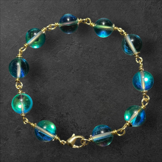 Blue Orb Polly Bracelet