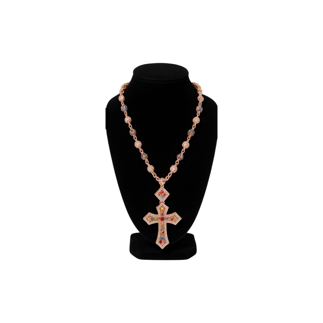 Rose Gold Cross Polly
